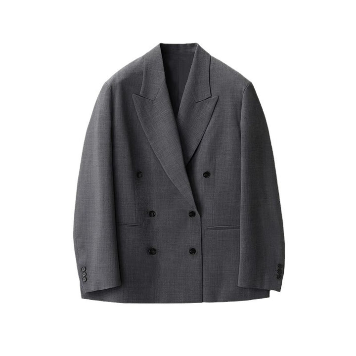 Kvinnors Fashionabla Stiliga Blazer med Dubbel Knapprad och Oversized Skärning Mirla-Eva Jonsson