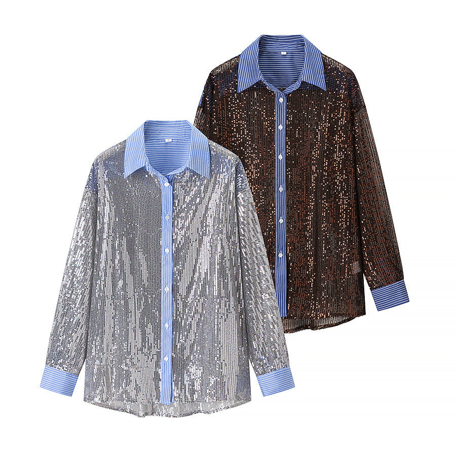 Kvinnors Glamorous Pyjamasset med Paljetter Mirla-Eva Jonsson