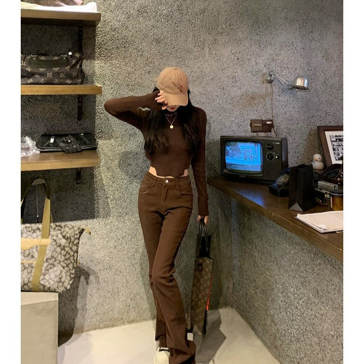 Kvinnors Högmidjade Slim Fit Jeans Mirla-Eva Jonsson