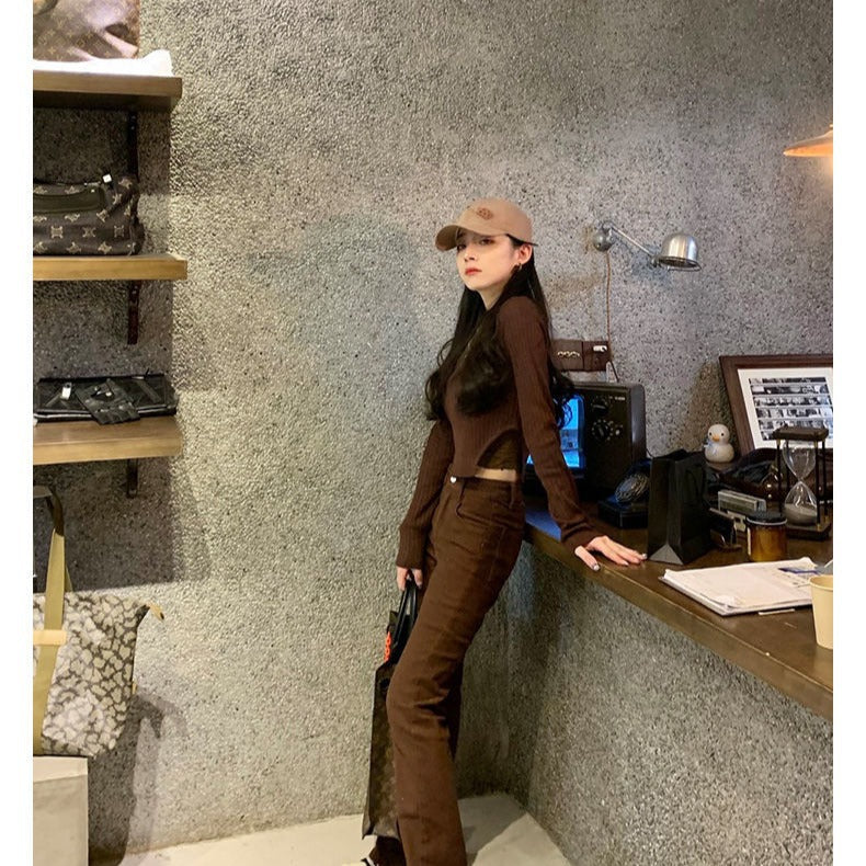 Kvinnors Högmidjade Slim Fit Jeans Mirla-Eva Jonsson