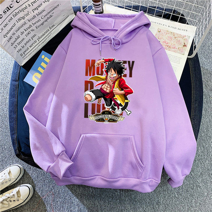 Kvinnors Hoodie med Livlig Anime Motiv Mirla-Eva Jonsson