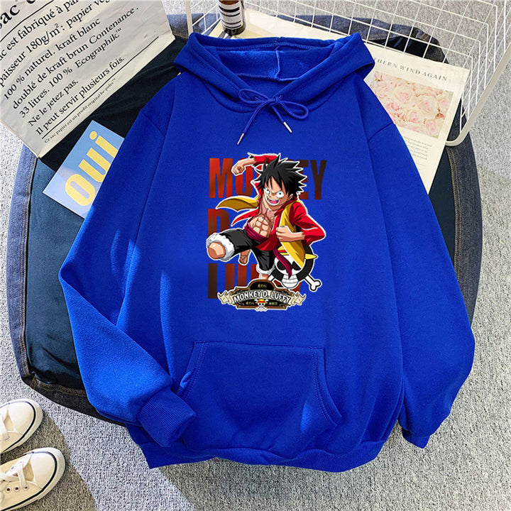Kvinnors Hoodie med Livlig Anime Motiv Mirla-Eva Jonsson