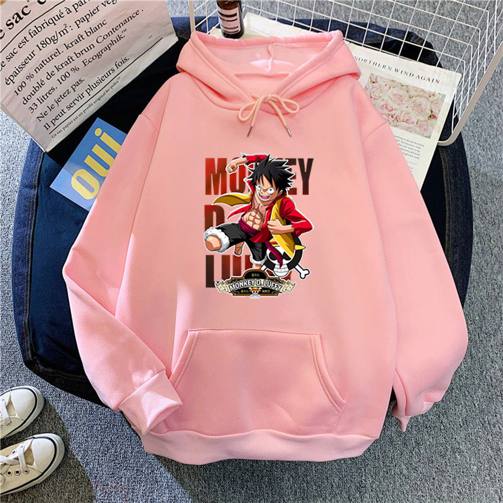 Kvinnors Hoodie med Livlig Anime Motiv Mirla-Eva Jonsson