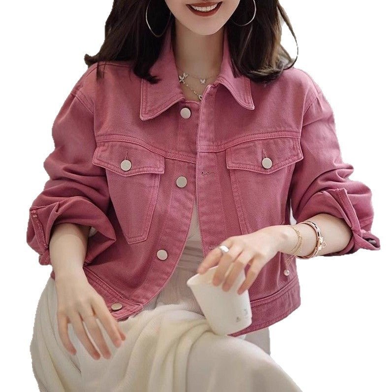 Kvinnors Kort Denimjacka med Moderna Detaljer Mirla-Eva Jonsson