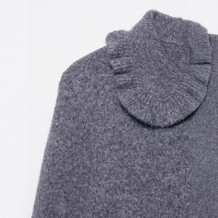 Kvinnors Lekfulla Cardigan med Volanger Mirla-Eva Jonsson