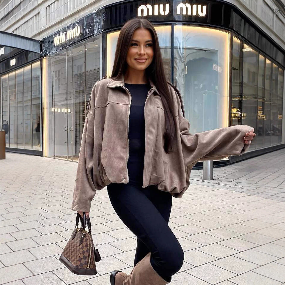 Kvinnors Mode Oversized Jacka Mirla-Eva Jonsson