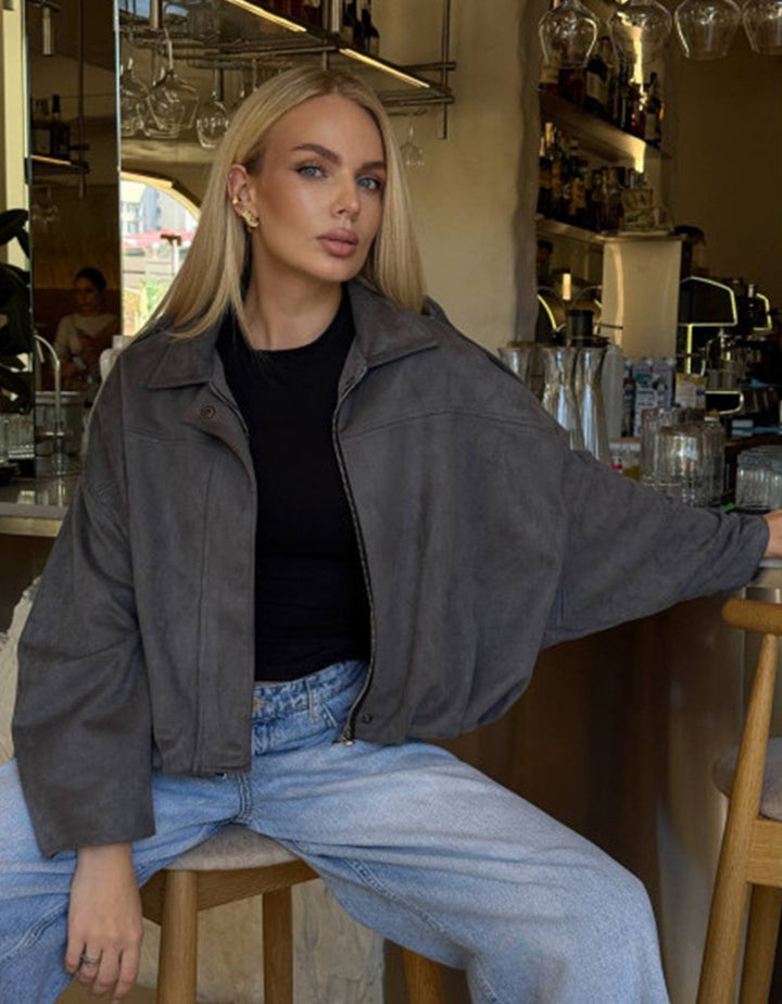 Kvinnors Mode Oversized Jacka Mirla-Eva Jonsson