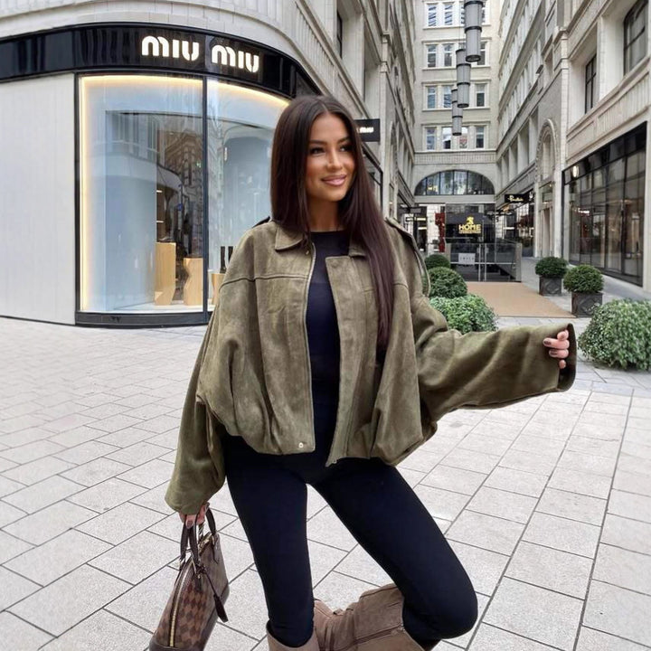 Kvinnors Mode Oversized Jacka Mirla-Eva Jonsson