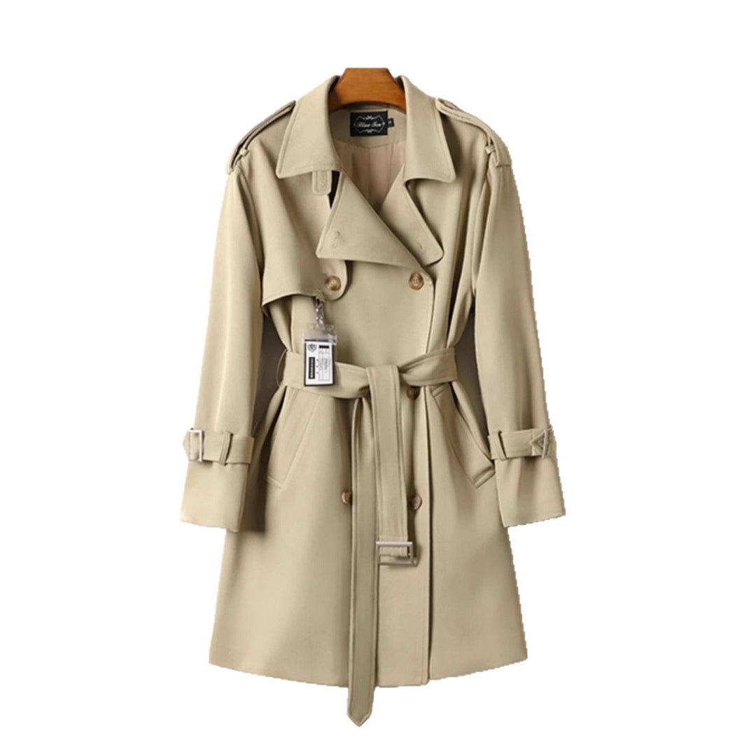Kvinnors Moderiktiga Trench Coat med Oversized Skärning Mirla-Eva Jonsson