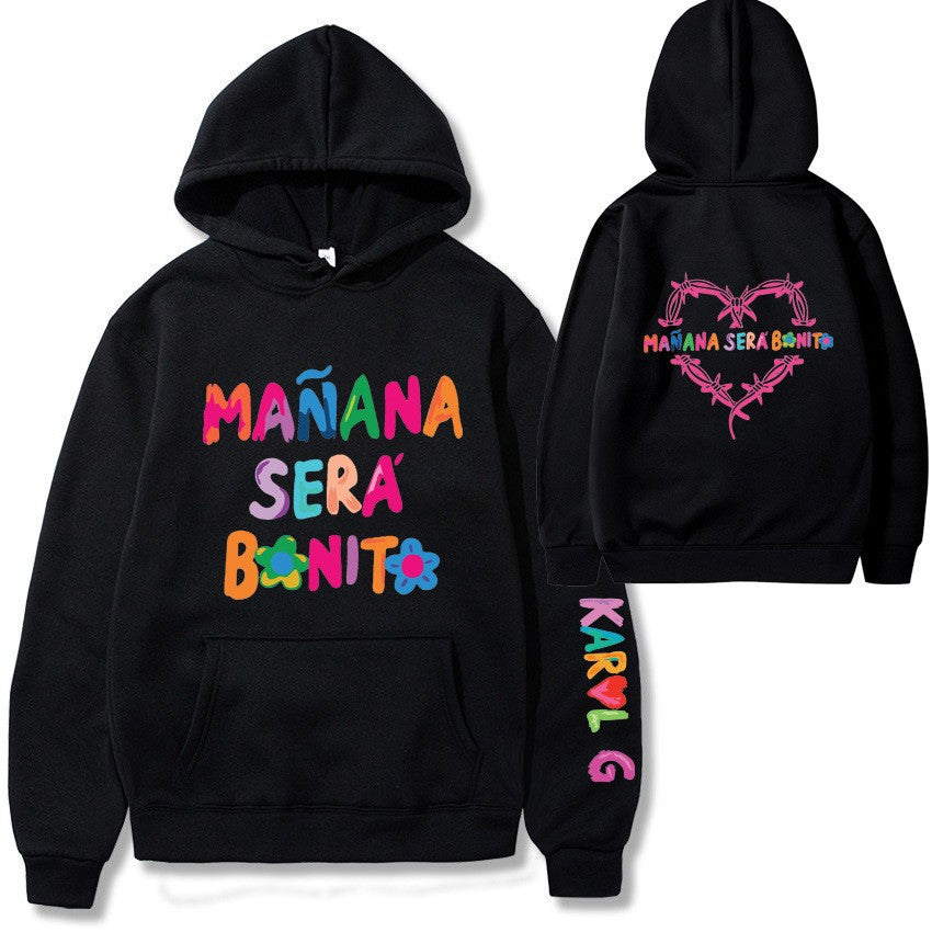 Kvinnors Motiv Hoodie Mirla-Eva Jonsson