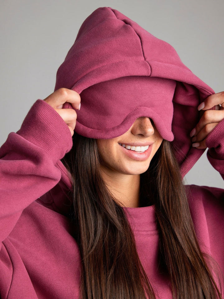 Kvinnors Mysig Hoodie med Integrerad Sömnpärm Mirla-Eva Jonsson