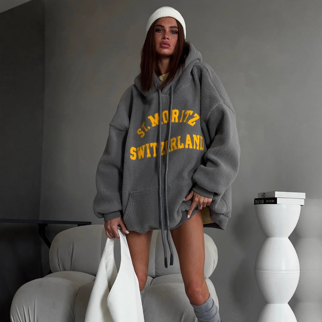 Kvinnors Mysiga Överdimensionerade Hoodie Mirla-Eva Jonsson