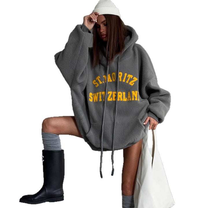 Kvinnors Mysiga Överdimensionerade Hoodie Mirla-Eva Jonsson