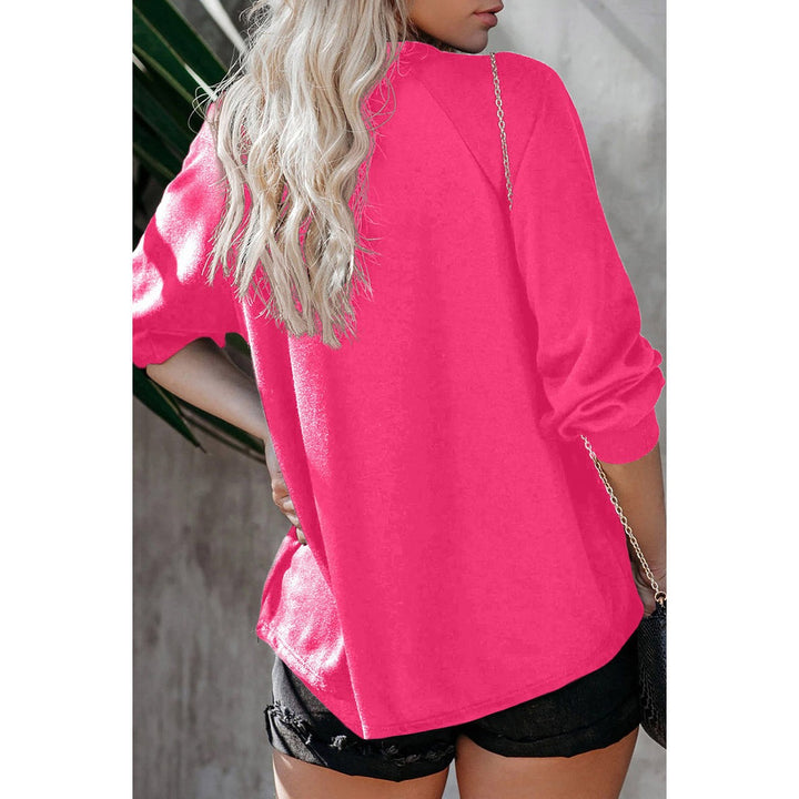 Kvinnors Off-Shoulder Sweatshirt med Motiverande Tryck Mirla-Eva Jonsson