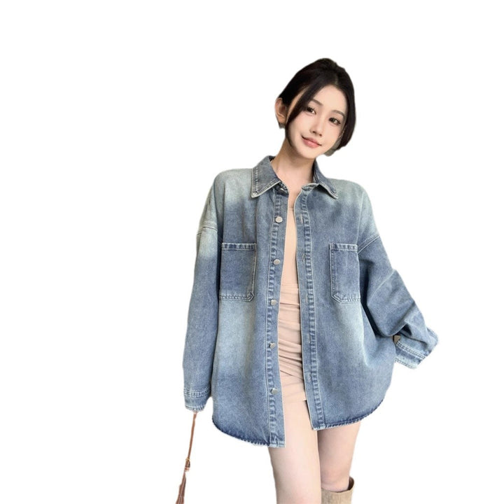 Kvinnors Oversize Denim Skjorta Mirla-Eva Jonsson
