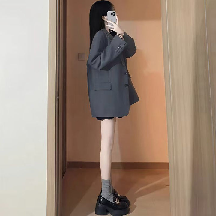 Kvinnors Oversized Blazer med Fickor Mirla-Eva Jonsson