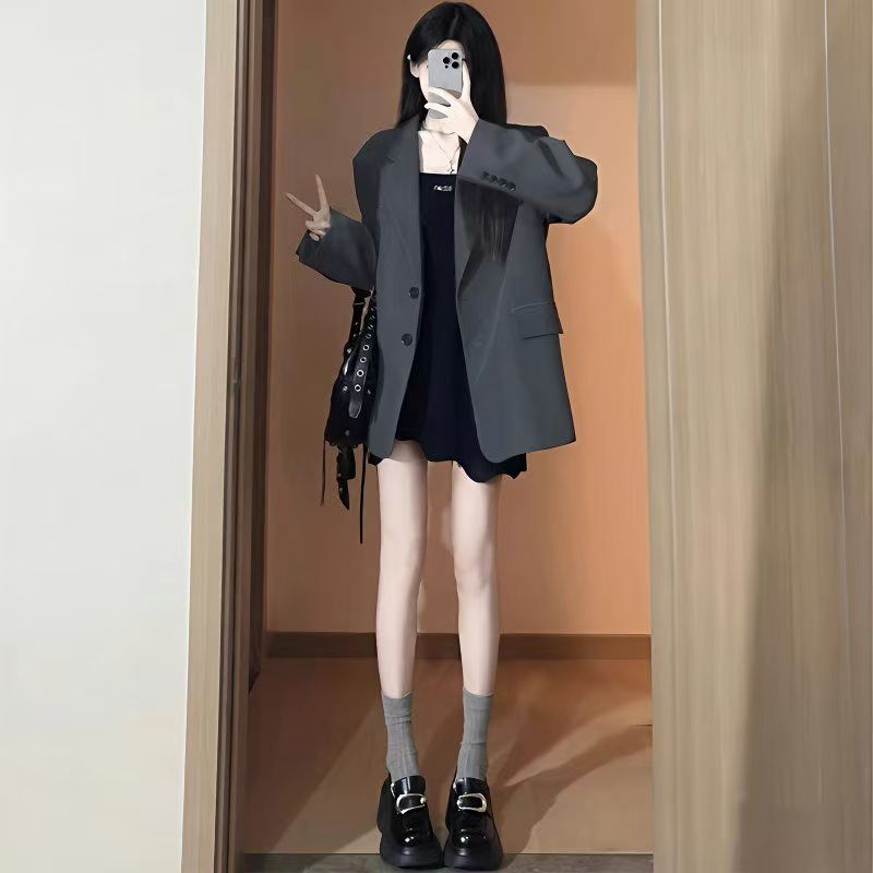 Kvinnors Oversized Blazer med Fickor Mirla-Eva Jonsson