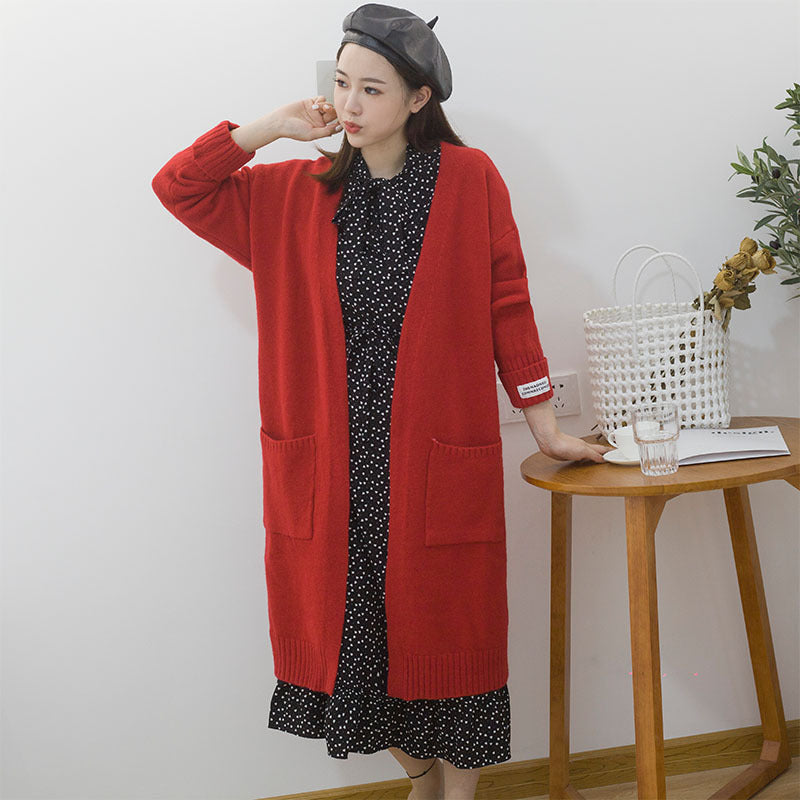 Kvinnors Oversized Cardigan med Fickor Mirla-Eva Jonsson