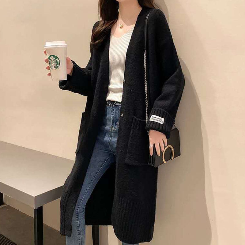 Kvinnors Oversized Cardigan med Fickor Mirla-Eva Jonsson