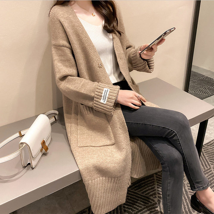 Kvinnors Oversized Cardigan med Fickor Mirla-Eva Jonsson