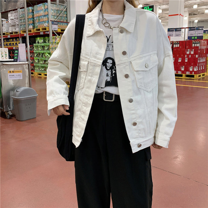 Kvinnors Oversized Denimjacka med Praktiska Fickor Mirla-Eva Jonsson
