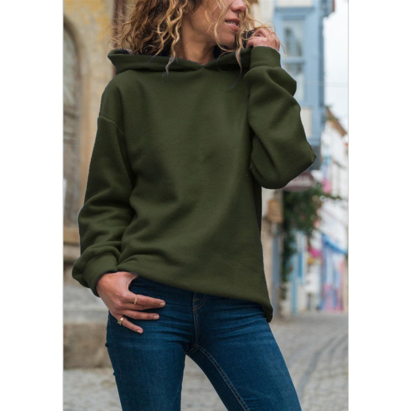 Kvinnors Oversized Hoddtröja gjord av mjuk Fleece Mirla-Eva Jonsson