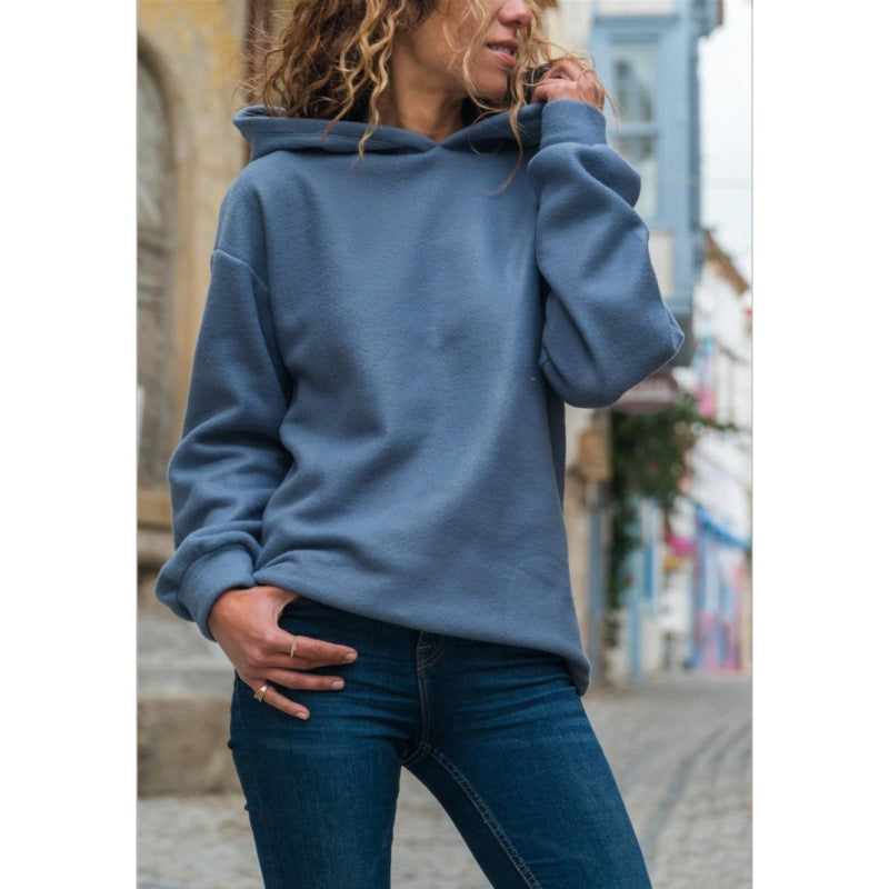 Kvinnors Oversized Hoddtröja gjord av mjuk Fleece Mirla-Eva Jonsson