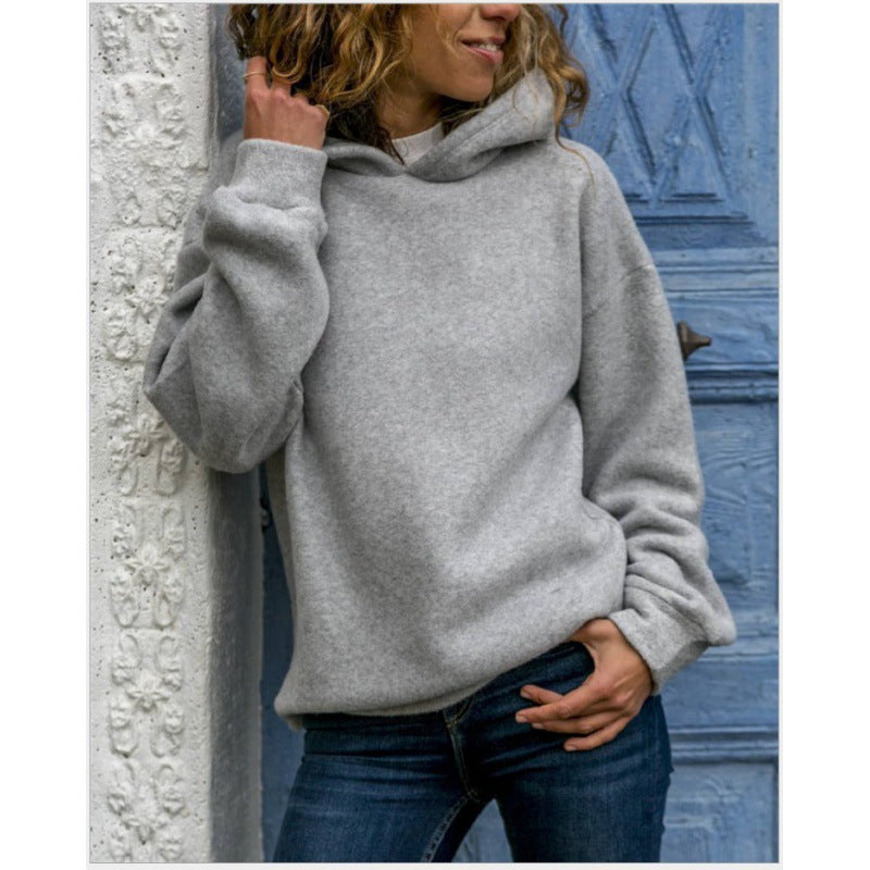 Kvinnors Oversized Hoddtröja gjord av mjuk Fleece Mirla-Eva Jonsson