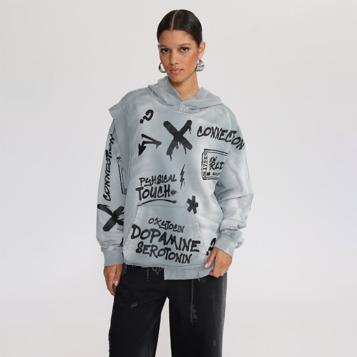 Kvinnors Oversized Hoodie Mirla-Eva Jonsson