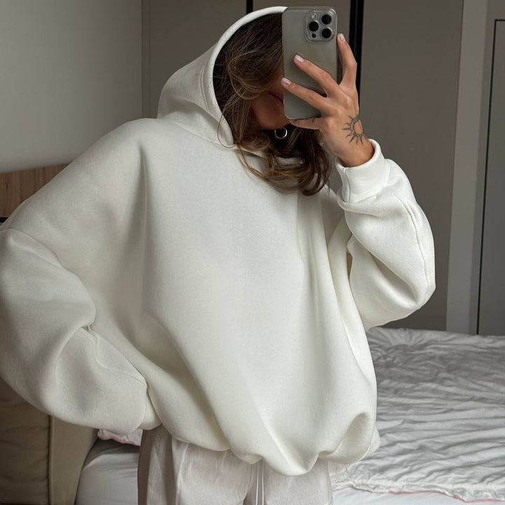 Kvinnors Oversized Hoodie med Avslappnad Passform Mirla-Eva Jonsson