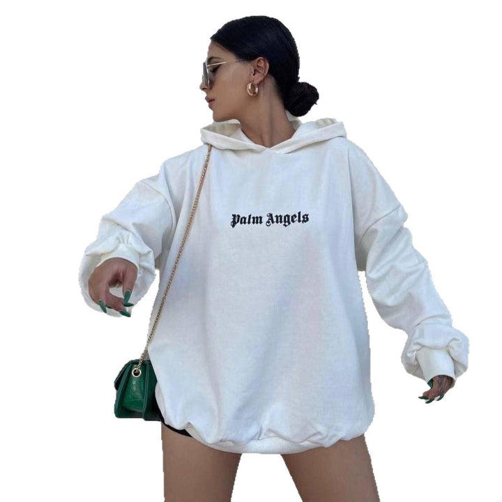Kvinnors Oversized Hoodie med Känguruficka Mirla-Eva Jonsson