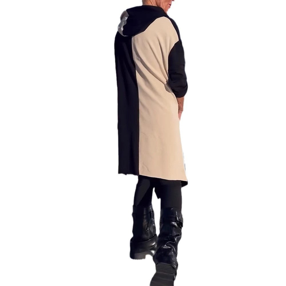 Kvinnors Oversized Hoodie med Kontrasterande Element Mirla-Eva Jonsson