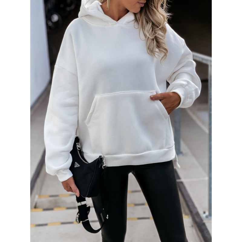 Kvinnors Oversized Hoodie med Praktiska Kängurufickor Mirla-Eva Jonsson