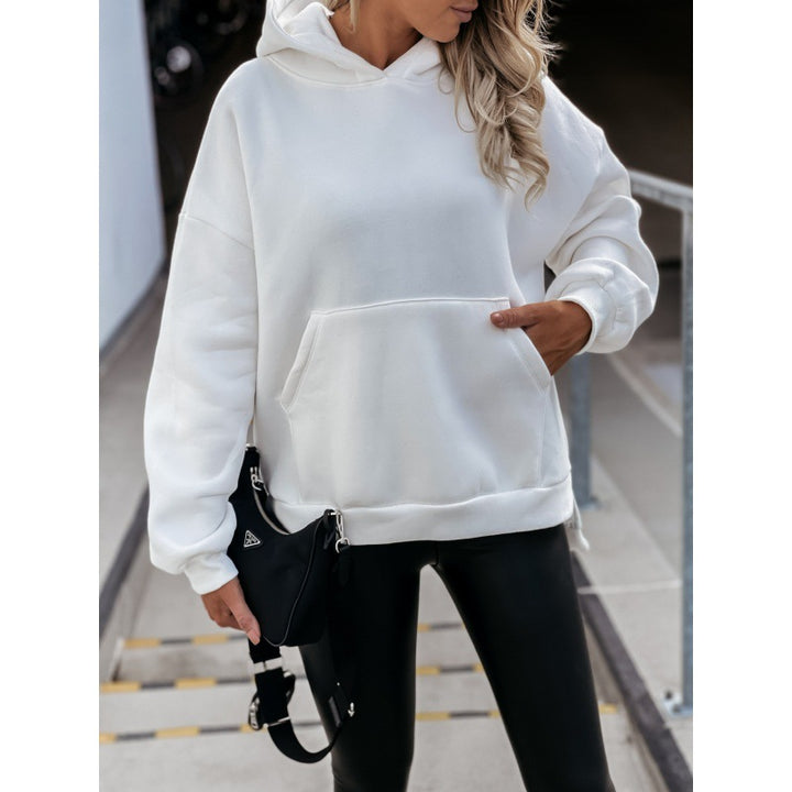 Kvinnors Oversized Hoodie med Praktiska Kängurufickor Mirla-Eva Jonsson