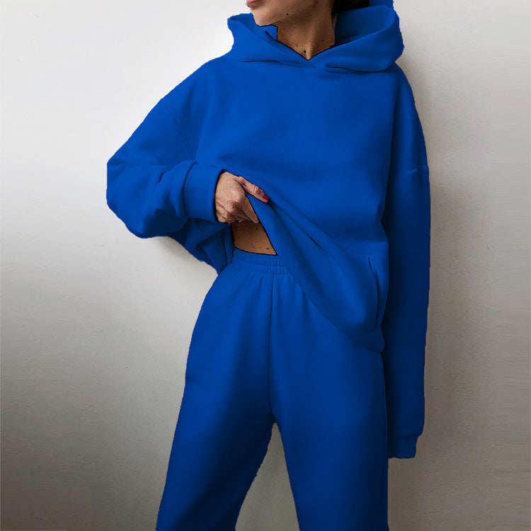 Kvinnors Oversized Hoodie och Joggingbyxor Set Mirla-Eva Jonsson
