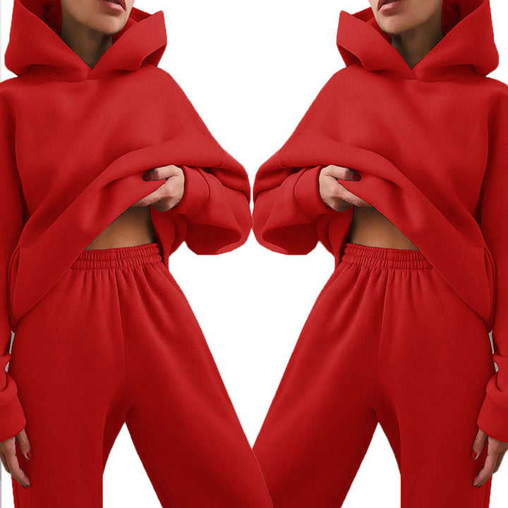Kvinnors Oversized Hoodie och Joggingbyxor Set Mirla-Eva Jonsson