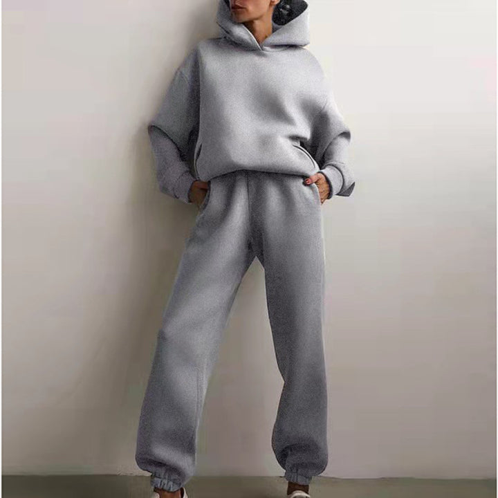 Kvinnors Oversized Hoodie och Joggingbyxor Set Mirla-Eva Jonsson