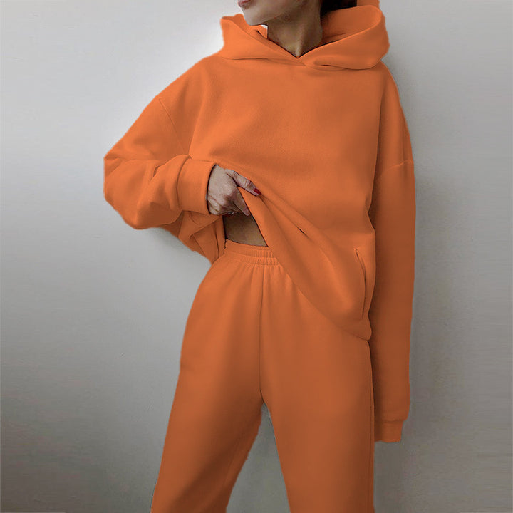 Kvinnors Oversized Hoodie och Joggingbyxor Set Mirla-Eva Jonsson