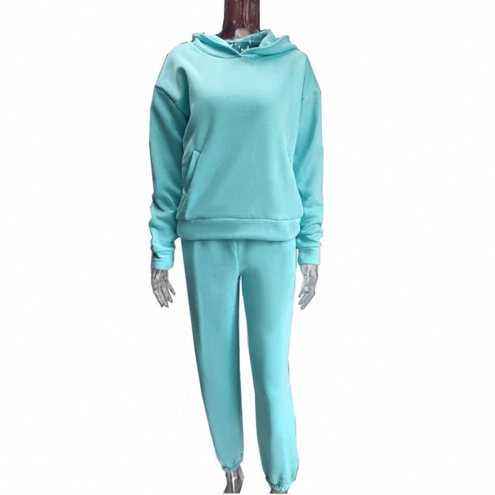 Kvinnors Oversized Hoodie och Joggingbyxor Set Mirla-Eva Jonsson