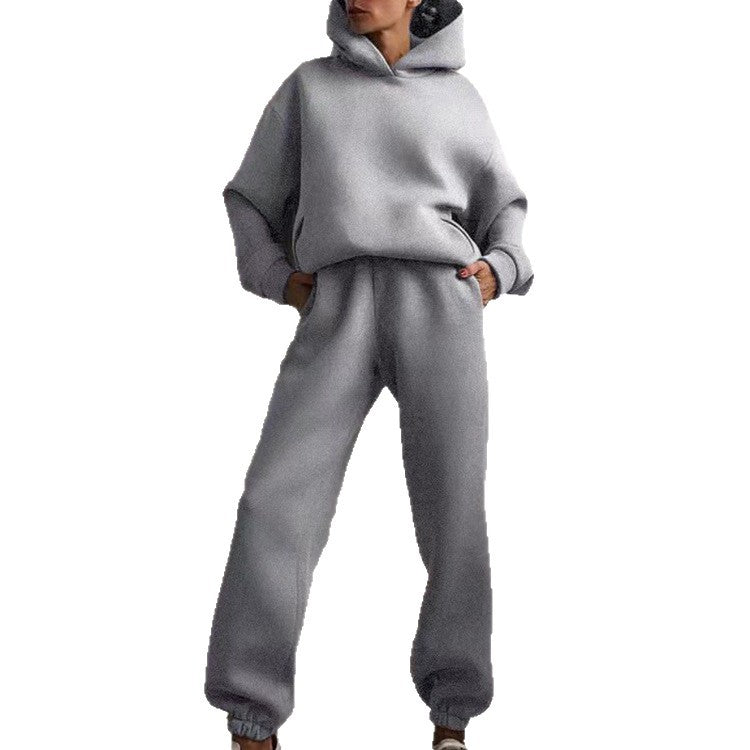 Kvinnors Oversized Hoodie och Joggingbyxor Set Mirla-Eva Jonsson