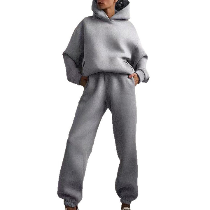 Kvinnors Oversized Hoodie och Joggingbyxor Set Mirla-Eva Jonsson