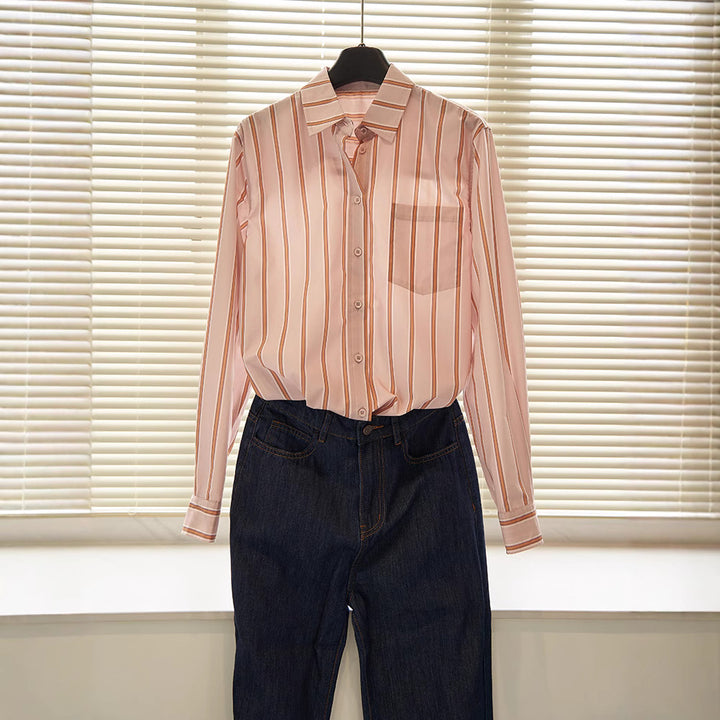 Kvinnors Oversized Randig Blus Mirla-Eva Jonsson