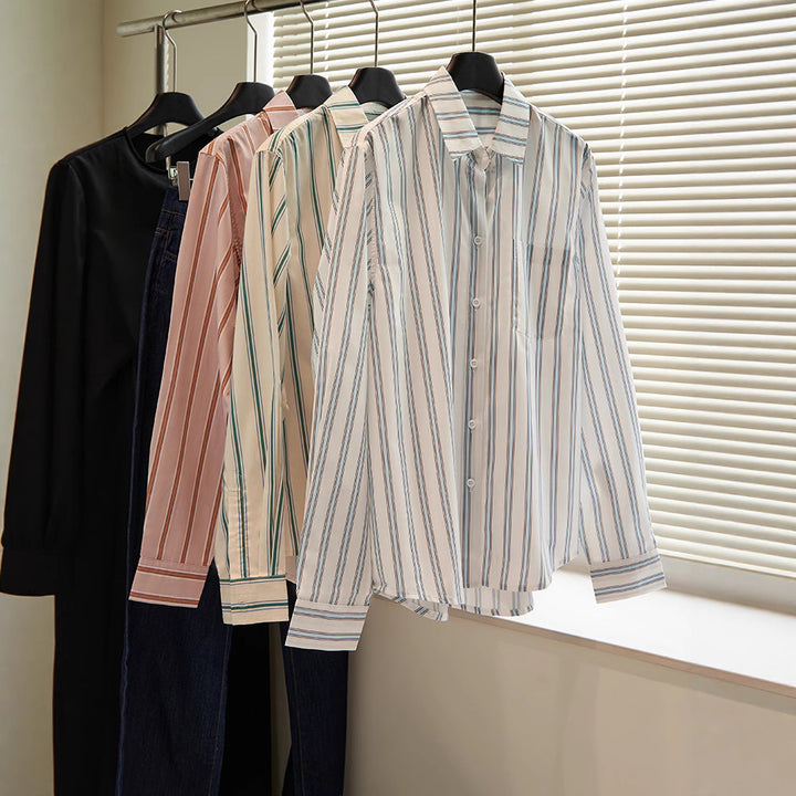Kvinnors Oversized Randig Blus Mirla-Eva Jonsson