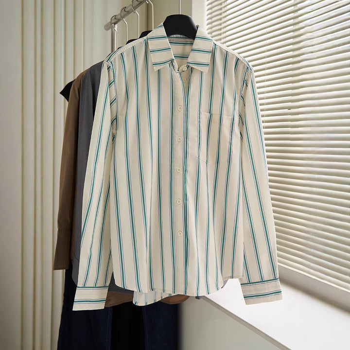 Kvinnors Oversized Randig Blus Mirla-Eva Jonsson