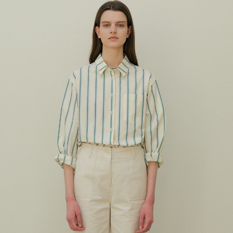 Kvinnors Oversized Randig Blus Mirla-Eva Jonsson