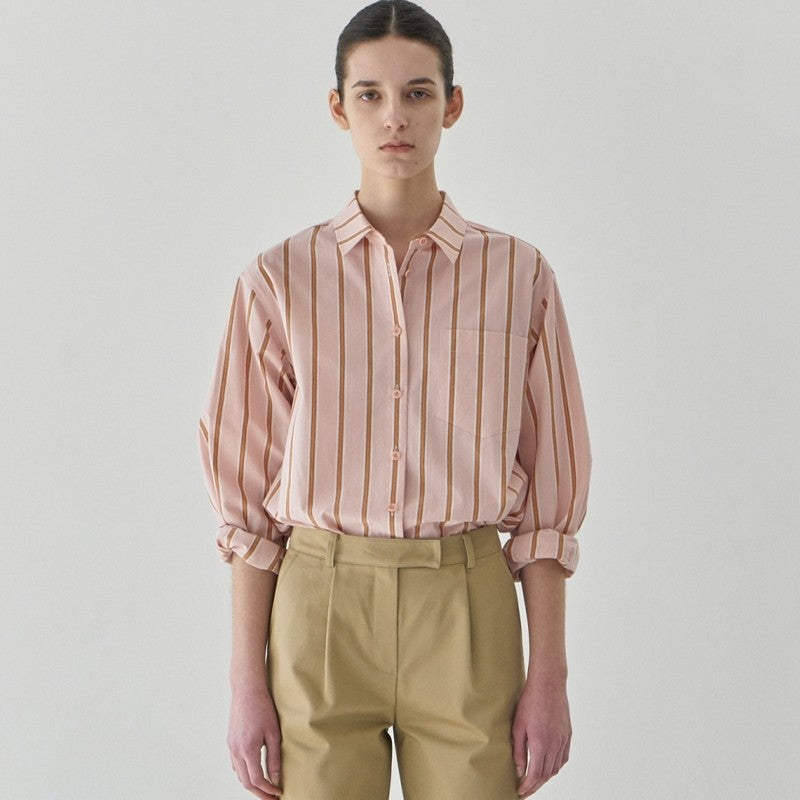 Kvinnors Oversized Randig Blus Mirla-Eva Jonsson