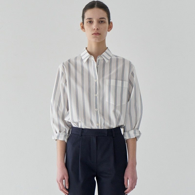 Kvinnors Oversized Randig Blus Mirla-Eva Jonsson