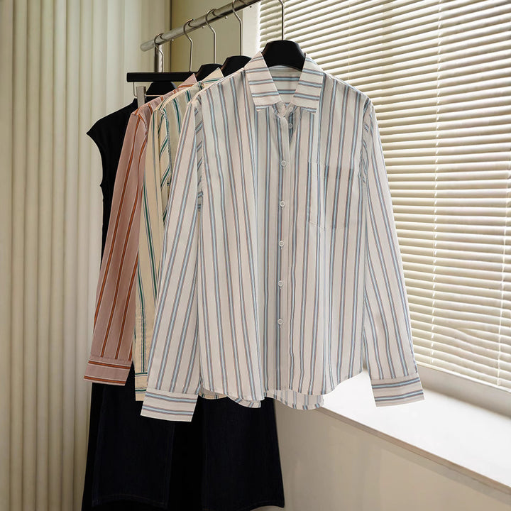 Kvinnors Oversized Randig Blus Mirla-Eva Jonsson
