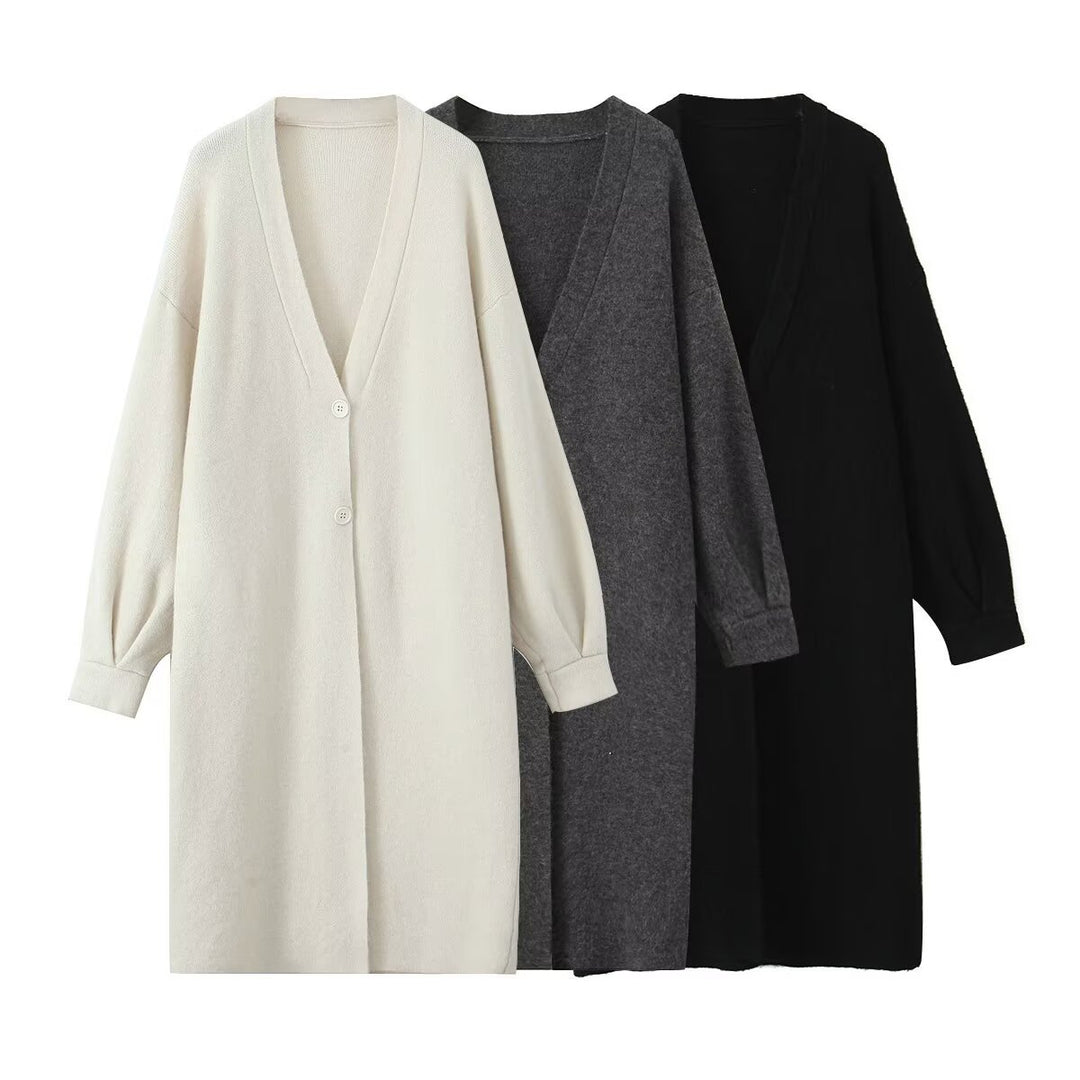 Kvinnors Oversized Stickad Kappa Mirla-Eva Jonsson