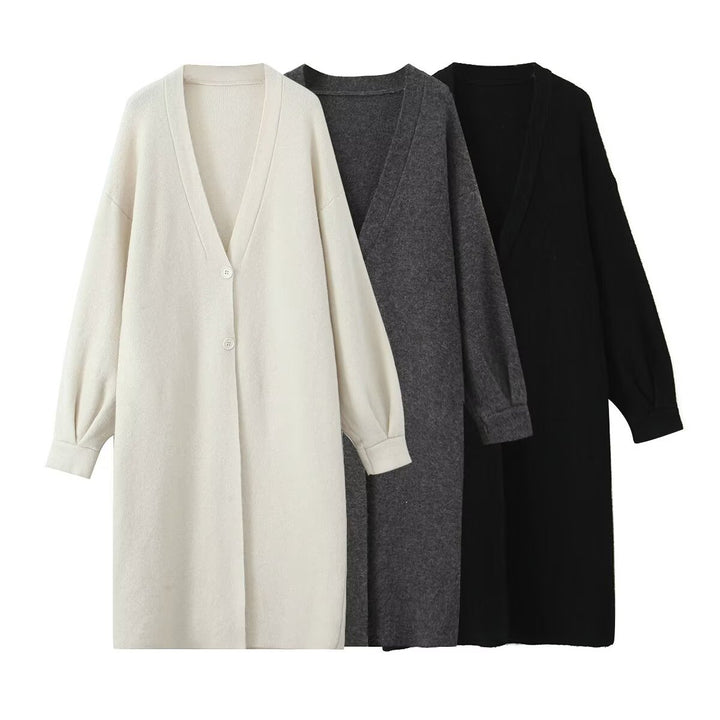 Kvinnors Oversized Stickad Kappa Mirla-Eva Jonsson